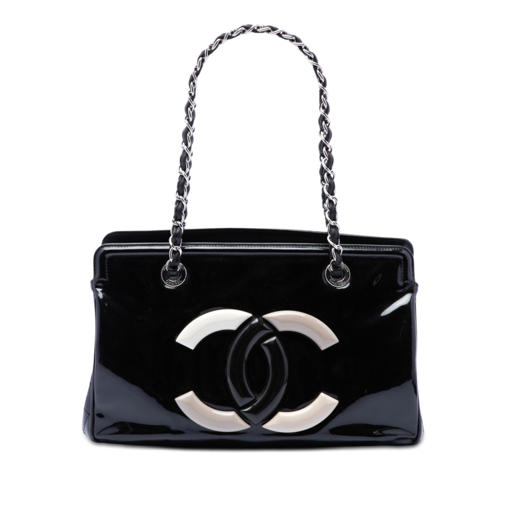 Pre-Loved Chanel Small Patent Lipstick Tote